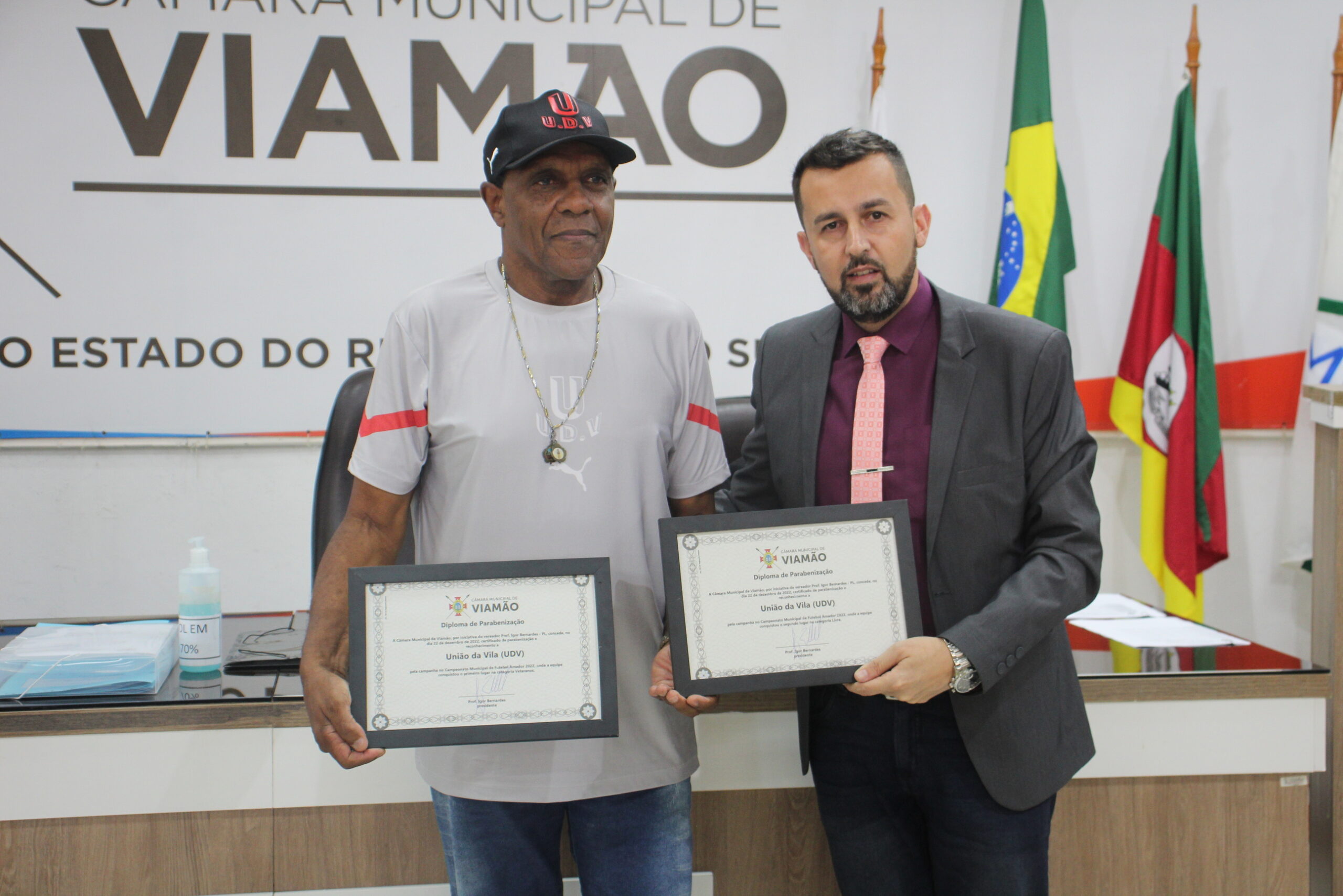 O time União é campeão do campeonato Amador de futebol